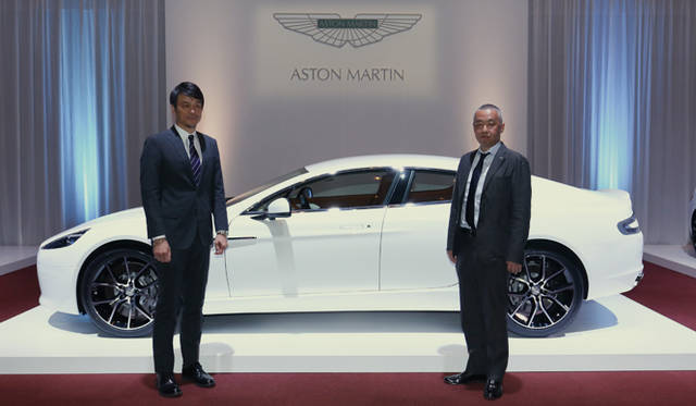 アストンマーティンの寺嶋正一氏と永三MOTORSのティモシー・チャン会長