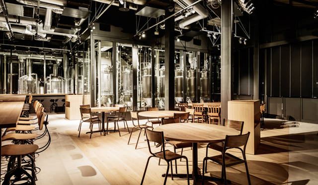 スプリングバレーブルワリー東京の内観