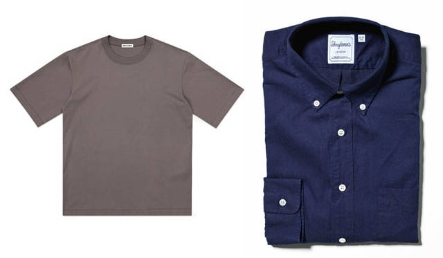 <strong>530PARK｜530パーク</strong><br /> SMITH & SMITH（スミス＆スミス）カット＆ソーン1万5120円、Schnayderman’s（シュナイダーマン）シャツ2万4840円