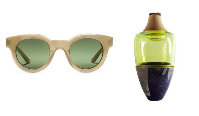 <strong>530PARK｜530パーク</strong><br /> sun buddies（サンバディーズ）サングラス2万2680円、Utopia & Utility（ユートピアアンドユーティリティー）フラワーベース11万8800円