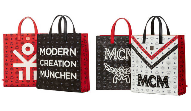 <strong>MCM｜エムシーエム</strong><br />「MCM × EKOCYCLE™」コラボレーションラインのトートバッグ