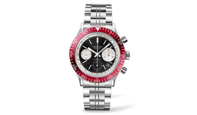 <strong>ヘリテージ ダイバー1967</strong><br />ケース｜ステンレススチール<br />直径｜42mm<br />ムーブメント｜自動巻き（Cal.688）<br />機能｜クロノグラフ（30分積算計、12時間積算計）、タキメーター、日付表示、逆回転防止式ベゼル<br />ブレスレット｜ステンレススチール<br />防水｜30気圧<br />発売時期｜8月予定<br />予価｜38万6000円（税抜）<br />