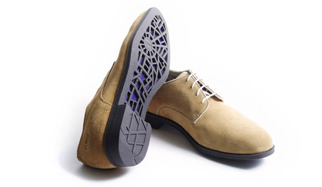 このソールはパリの街並みをモチーフにしたデザイン。