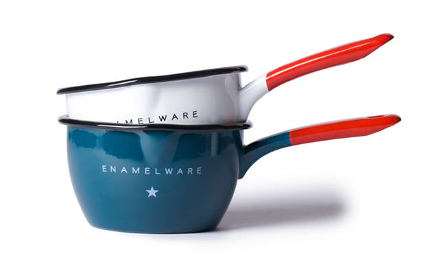 Seamless & Steadfast Enamel Steel Utility Pot 各6048円