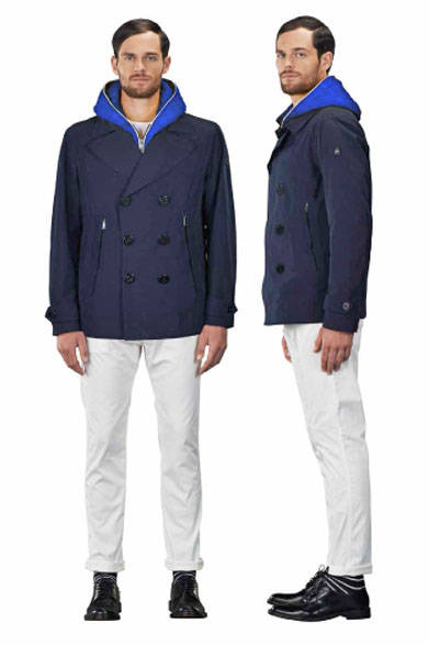 <strong>MARINA YACHTING｜マリーナ ヨッティング</strong><br />2015春夏コレクション　ジャケット9万6120円、パンツ参考商品