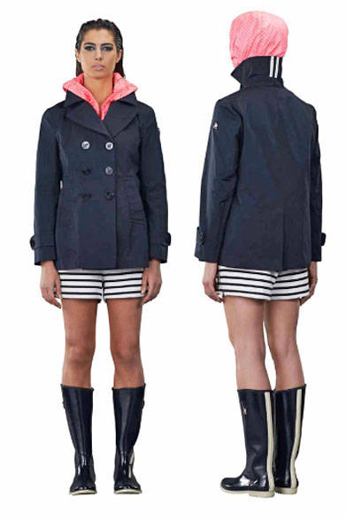 <strong>MARINA YACHTING｜マリーナ ヨッティング</strong><br />2015春夏コレクション　ジャケット7万4520円、パンツ参考商品