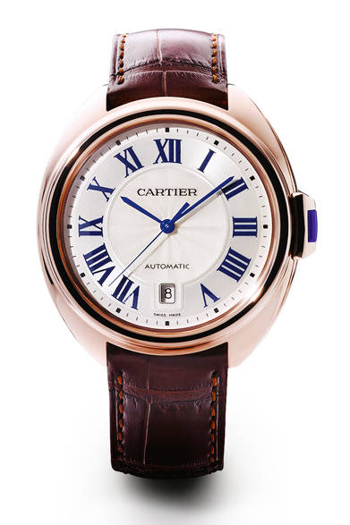 <strong>クレ ドゥ カルティエ 40 mm<br>PG レザーストラップ</strong><br>208万4400円<br><br>Eric Maillet © Cartier