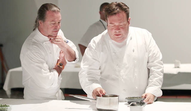 <br />ロックプールのニール・ペリー氏とキーのピーター・ギルモア氏。ともにシドニーを代表するレストランを支えるカリスマ