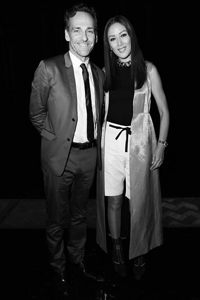 ディオール チャイナのプレジデントを務めるルノー・ド・レスカンと女優、モデルのキキ・ラム