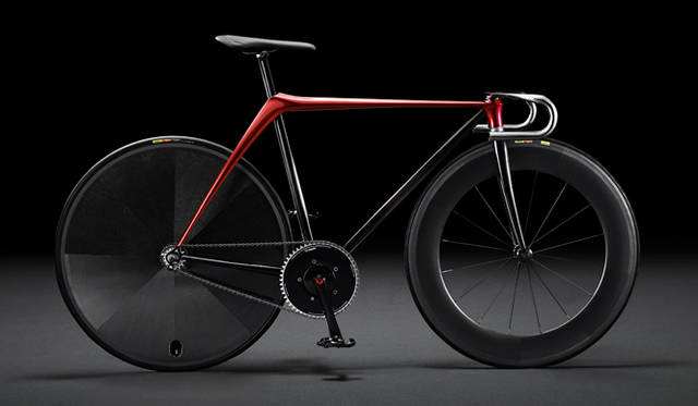 トップチューブとダウンチューブはクロモリ鋼で作られている