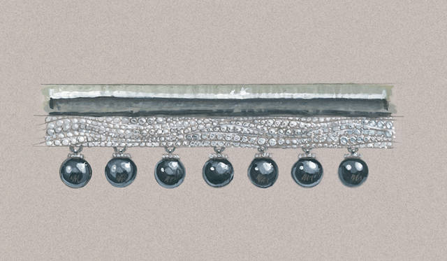 「DEEP DEA TREASURE」のデザイン画  ©Tiffany & Co.