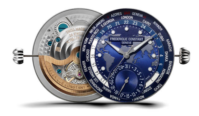 <strong>ワールドタイマー マニュファクチュール</strong><br /><br /> ケース｜ステンレススチール<br /> 直径｜42mm<br /> ムーブメント｜自動巻き（Cal.FC-718）<br /> 機能｜ワールドタイム表示（文字盤外周の都市名リングと24時間表記の時刻リングによる）、指針式日付表示（6時位置インダイヤル）<br /> ストラップ｜アリゲーター<br /> 防水｜5気圧<br /> 発売時期｜2015年秋予定<br /> 予価｜49万6800円<br />