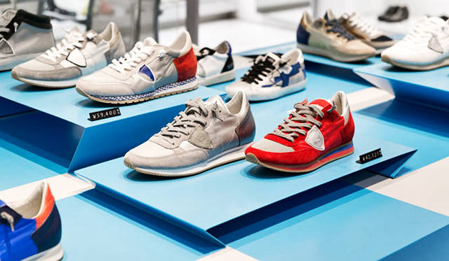 <strong>ISETAN MEN’S｜イセタンメンズ</strong><br />伊勢丹新宿店メンズ館地下1階＝紳士靴売場　「PHILIPPE MODEL（フィリップ モデル）」ポップアップイベント「Active Essential – スポーツとモードの融合」。OPENERSで紹介した以外のモデルも多数登場