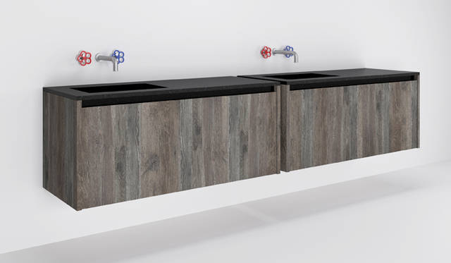 バスルームユニット「Xila」by Luigi Massoni