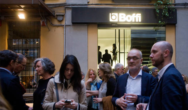 ボッフィのショールームでおこなわれたパーティーの様子