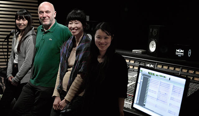 レコーディングをおこなった、エイドリアン・シャーウッドと「にせんねんもんだい」