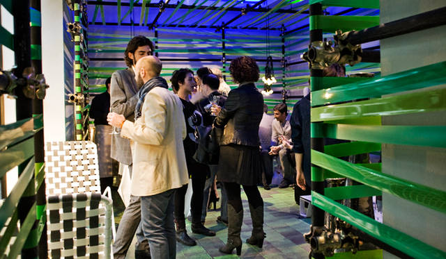 ショールームパーティーの様子