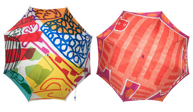 <strong>EXHIBITION｜鈴木マサルのテキスタイル　傘とラグとタオルと</strong><br/>「OTTAIPNU Umbrella & Parasol COLLECTION」［60cm］各1万2960円