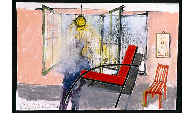 In 1989, Aldo Rossi's drawing 