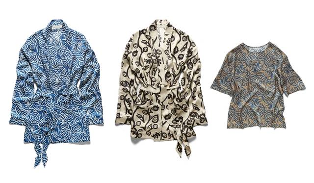 （左より）Pajama 9万720円、Pajama 9万720円、Pajama tops 5万」2920円