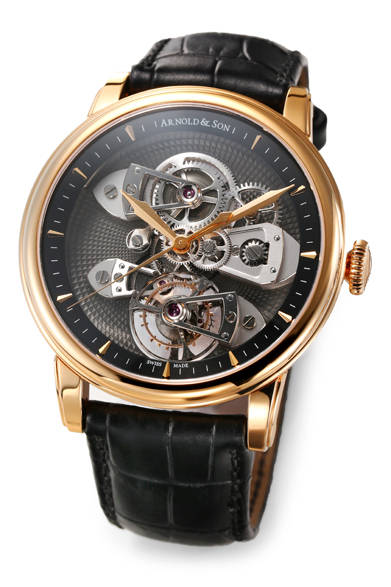 <strong>TBTE</strong><br />ケース｜18Kレッドゴールド（5N）<br />直径｜44mm<br />厚さ｜12.22mm<br />ムーブメント｜手巻き（Cal.A&S 8503）機能｜トゥルービート機構（秒針をステップ運針させる）、トゥールビヨン<br />ストラップ｜アリゲーター<br />防水｜3気圧<br />発売時期｜6月予定<br />予価｜1901万8800円<br />