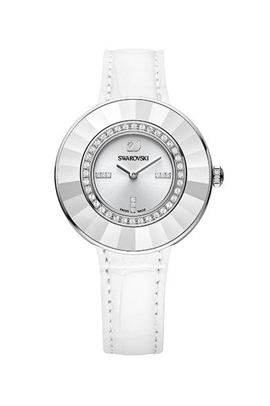 <strong>オクテア ドレッシー</strong><br />ケース｜ステンレススチール＋ファセットセラミック付きベゼル<br />直径｜36mm<br />ムーブメント｜クォーツ<br />ストラップ｜レザー<br />防水｜日常生活防水<br />発売時期｜2015年秋予定<br />価格｜未定<br />