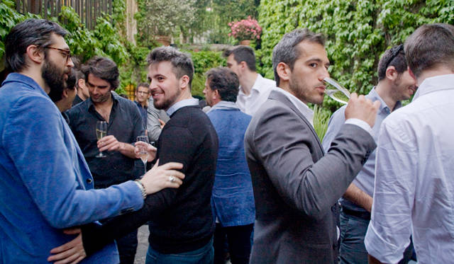 リッソーニ・アソシエーションで開かれた“リッツカールトン・レジデンス・プロジェクト”のプレゼンテーション＆カクテルパーティーの様子