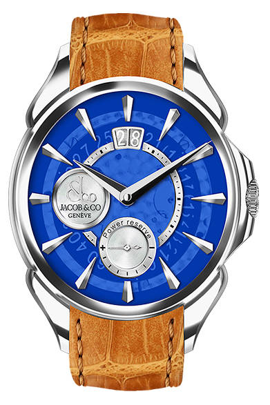 <strong>パレーシャル クラシック マニュアル ビッグデイト ミネラルクリスタル</strong><br />ケース｜ステンレススチール<br />直径｜42mm<br />厚さ｜13.5mm<br />ムーブメント｜手巻き（Cal.JCCM01）<br />機能｜パワーリザーブ表示、日付表示（2枚のディスクで表示するビッグデイト）<br />ストラップ｜アリゲーター<br />防水｜50ｍ<br />価格｜160万円