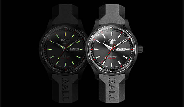 <strong>エンジニアII ボルケーノ</strong><br />ケース｜ミューメタル・カーバイト<br />直径｜45mm<br />厚さ｜12.4mm<br />ムーブメント｜自動巻き（Cal.RR1102-C）<br />機能｜日付表示、曜日表示、15個のマイクロガスライトによる自己発光システム、8万A/m以上の耐磁性<br />ストラップ｜ブラックラバー（ナイロン製NATOストラップ付属）<br />防水｜100ｍ<br />発売時期｜11月予定<br />予価｜43万2000円<br />