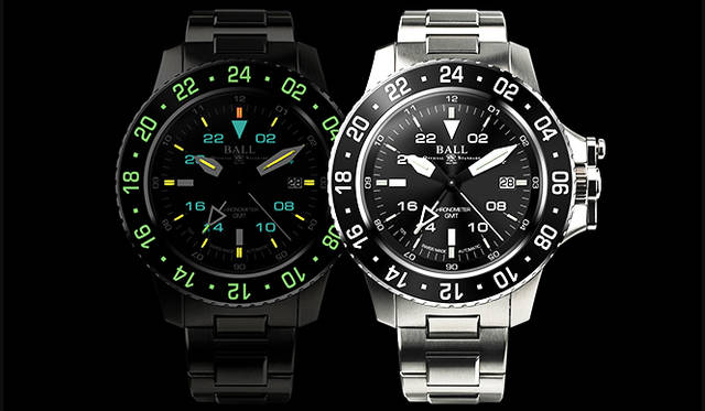 <strong>エンジニア ハイドロカーボン エアロGMT</strong><br />ケース｜ステンレススチール<br />直径｜42mm<br />厚さ｜13.85mm<br />ムーブメント｜自動巻き（Cal.RR1201-C）<br />機能｜マルチタイムゾーン表示（GMT針で第2時間帯表示、回転ベゼルを利用して第3時間帯表示）、日付表示<br />ブレスレット｜ステンレススチール<br />防水｜300ｍ<br />発売時期｜8月予定<br />価格｜39万9600円