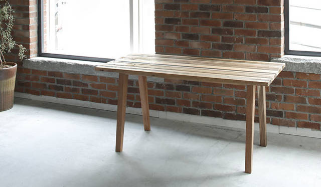 <strong>journal standard Furniture｜ジャーナル スタンダード ファニチャー</strong><br />KARPENTER「BROOKLYN」コレクション　BROOKLYN Dining Table（W1500×D700×H730mm）12万9600円