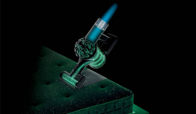 <strong>dyson｜ダイソン</strong><br />ハンディクリーナー「Dyson V6 Mattress（ダイソンV6マットレス）」吸気から排気の流れ