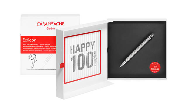 エクリドール 100周年記念 シェブロン ボールペン　価格2万9160円