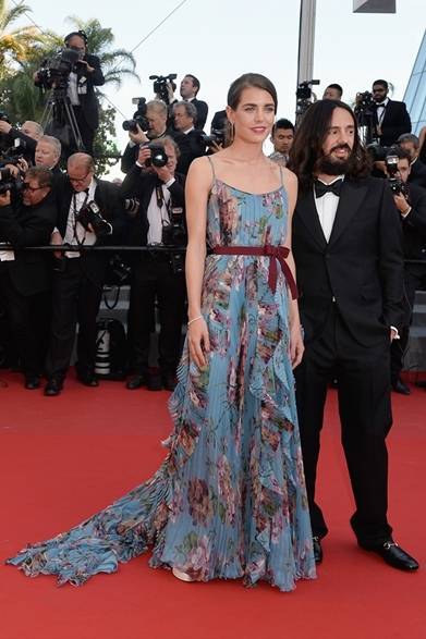 40 On Charlotte Casiraghi <br />ドレス:グッチ<br /> 『若者のすべて(Rocco E I Suoi Fratelli)』のプレミアにて<br />Courtesy of Getty Images