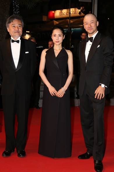 68th Cannes Film Festival 13-24 MAY 2015, Cannes, France On Eri Fukatsu<br />ドレス:バレンシアガ<br />『岸辺の旅』のプレミアにて