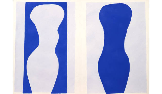 アンリ・マティス 『「ジャズ」9 形態』 1947年 ステンシル、紙 40.8 x 57.7 cm 所蔵：神奈川県立近代美術館