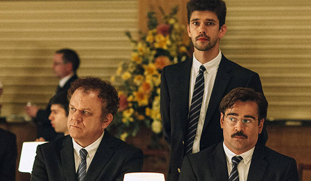 ギリシャの気鋭監督ヨルゴス・ランティモスの怪作『The Lobster』は、コリン・ファレル（写真右）、ベン・ウィショー（同中）、ジョン・C・ライリーなどの人気スターを起用した英語作品
