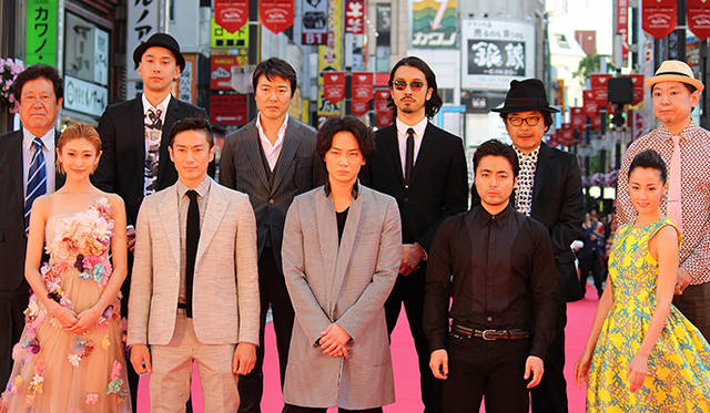 『新宿スワン』ジャパンプレミア　レッドカーペットの模様