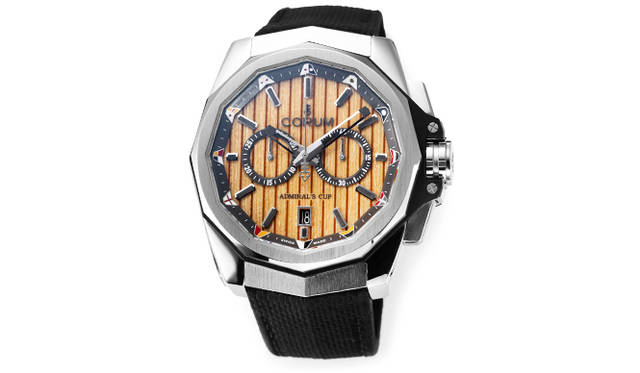 <strong>アドミラルズ カップ AC-One 45<br />クロノグラフ ボワ</strong><br />ケース｜ブラックPVD加工のステンレススチール<br />直径｜45mm<br />厚さ｜14.3mm<br />ムーブメント｜自動巻き（Cal.CO 116）<br />機能｜クロノグラフ（30分積算計）、日付表示<br />ストラップ｜“マッドマックス”レザー<br />防水｜30気圧<br />発売時期｜7月予定<br />予価｜118万8000円<br />