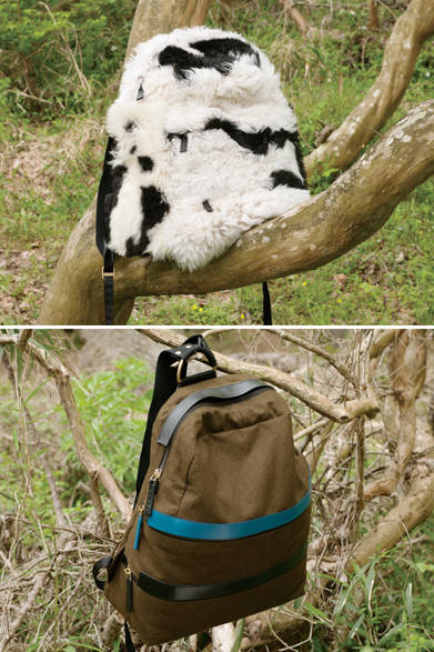 「マルニ」らしい毛足の長いムートンを使ったバックパックは、そのキャッチーな存在感がポイント。カジュアルなスタイリングに取り入れて普段遣いを楽しんで。同じデザインながらミニマルなイメージのバッグは、ウール×リネンの素材感が軽やかさを強調。 <br><br>  上:バッグ[W50×H37×D18cm]35万9640円、下:バッグ[W45×H37×D17cm]17万9280円　※いずれも7月下旬入荷予定／マルニ<上:阪急メンズ大阪2階『ガラージュ D.エディット』、阪急メンズ東京4階、下:阪急メンズ大阪2階『ガラージュ D.エディット』、阪急メンズ東京2階、4階> <br><br>  <strong>「マルニ」2015年秋冬コレクション受注会</strong> <br><br>受注会期間中は、サンプルが用意されており、注文品は、11月〜12月に入荷次第納品となる。バッグ（写真上）は、サイズやカラーのオーダーもできる。■6月18日(木)〜22日(月)阪急メンズ東京2階、4階■7月2日(木)〜6日(月)阪急メンズ大阪2階『ガラージュ D.エディット』