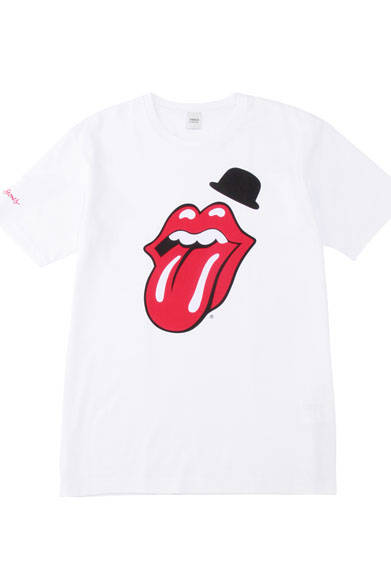 <strong>TAKEO KIKUCHI｜タケオキクチ</strong><br />「THE ROLLING STONES×TAKEO KIKUCHI」 Tシャツ7452円（M、L、LL）