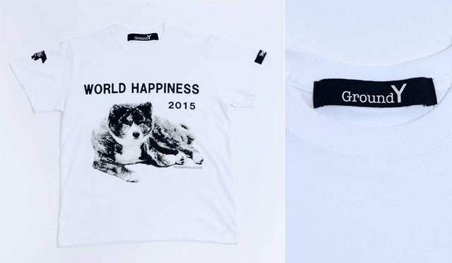 <strong>Ground Y｜グラウンド ワイ</strong><br />Ground Y × WORLD HAPPINESS コラボレーションTシャツ
