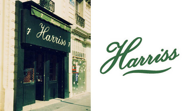 写真は1980年代にパリで営業していた「Harriss PARIS」。ブランドのルーツと言える。