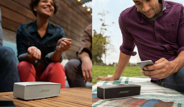 <strong>BOSE｜ボーズ</strong><br />ワイヤレススピーカー「SoundLink® Mini Bluetooth® speaker Ⅱ」　USB micro-B端子から充電するリチウムイオンバッテリーは、通常音量で約10時間の連続再生が可能