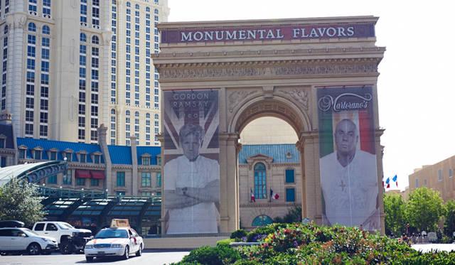 エッフェル塔や凱旋門を擁するホテル「パリス」には、イギリス出身の人気シェフ、ゴードン・ラムゼイ氏のレストラン「ゴードン・ラムゼイ・ステーキ」や、“イタリアン・アメリカン料理界のゴッドファザー”と称されるスティーブ・マルトラーノ氏の「マルトラーノズ」が