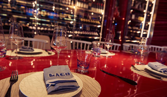 キックオフイベントの会場となったのは、「ベラージオ」内にオープンしたばかりのレストラン「ラゴ」