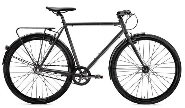 <strong>Creme Cycles｜クレム・サイクルズ</strong><br />CREME CYCLES 2015<br />Hi-Ten（ハイテンション）スチールフレームを特徴とするテンポ・ソロは、Sram（スラム）社製の3速内装ハブとVブレーキを装備。「TEMPO SOLO」（black）12万4200円