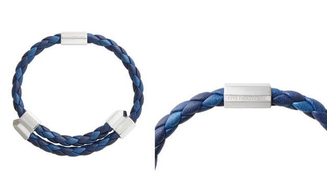 <strong>530PARK｜530パーク</strong><br />“INDIGO IS THE NEW BLACK” ポップアップギャラリー　「FIVETHIRTY PARK × SUKUMO LEATHER PRODUCTS」ファイブサーティーパーク クリスタルレザースライド（藍）ブレスレット3万1320円