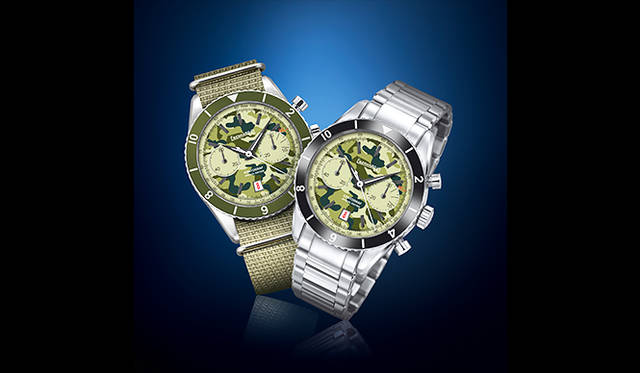 <strong>コントグラフ スペシャルエディション</strong><br />ケース｜ステンレススチール＋ブラックセラミックベゼル<br />直径｜42mm<br />厚さ｜14.7mm<br />ムーブメント｜自動巻き（Cal.8147）<br />機能｜クロノグラフ（30分積算計、タキメータースケール）、経過時間の記録に使用できる逆回転防止ベゼル、日付表示<br />防水｜50m<br />発売時期｜10月予定<br />予価｜86万4000円