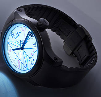 <strong>２π</strong><br />ケース｜ブラックPVD加工ステンレススチール<br />直径｜42mm<br />厚さ｜13mm<br />ムーブメント｜自動巻き（Cal.2836-2）<br />機能｜日付表示<br />ストラップ｜ブラックラバー<br />防水｜20気圧<br />限定数｜150本<br />発売時期｜発売中<br />価格｜25万9200円<br />